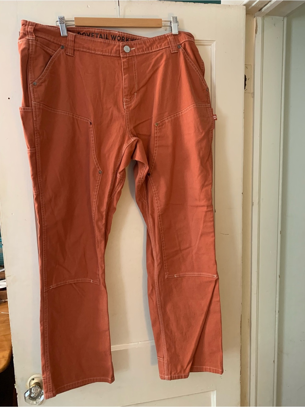 Dovetail Workwear Women's Anna Task Pants in Paprika - Picture 2 of 4